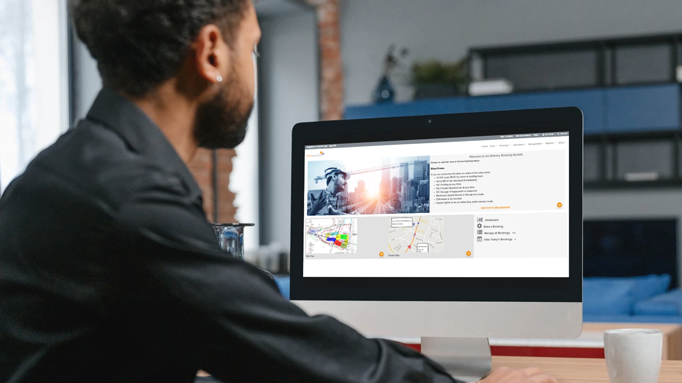 Zone Manager software in use